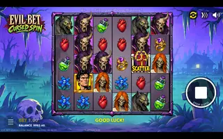 Evil Bet: Cursed Spin – Feature in play