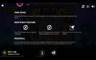 Evil Bet: Cursed Spin – Game rules