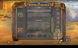 Buffalo Mania Megaways – Game rules