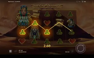 Mega Pyramid – Winning spin