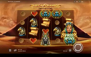 Mega Pyramid – Feature in play