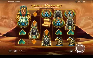 Mega Pyramid – Feature in play