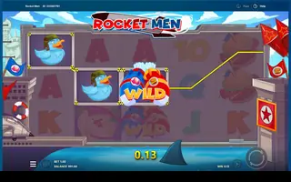 Rocket Men – Feature in play