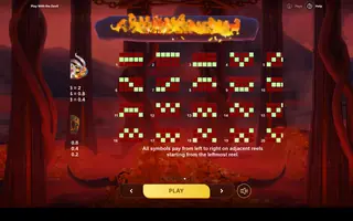 Play with the Devil – Paytable