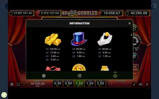 Wild Fortune – Paytable
