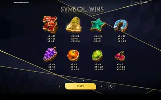 Mystery Reels Deluxe – Paytable