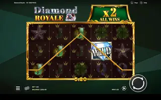 Diamond Royale – Feature in play