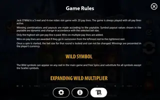 Jack O’Wild – Game rules