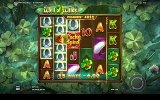 Well of Wilds Megaways – Feature in play