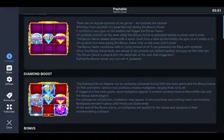 Diamond Hustle – Paytable