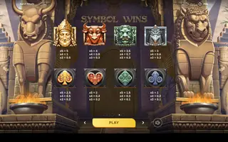 Age of Akkadia – Paytable