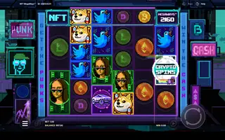 NFT Megaways – Feature in play