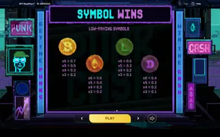 NFT Megaways – Paytable
