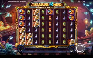 Treasure Mine Power Reels – Feature in play
