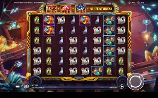Treasure Mine Power Reels – Feature in play