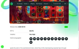 Fire & Diamond Joker – Winning spin