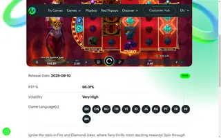Fire & Diamond Joker – Winning spin