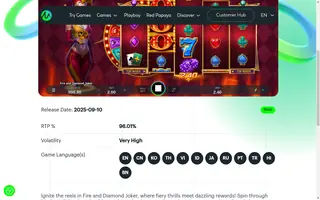 Fire & Diamond Joker – Winning spin