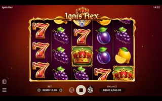 Ignis Rex – Feature in play