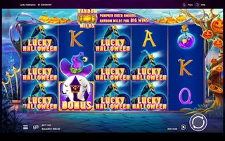 Lucky Halloween – Feature in play