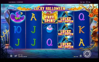 Lucky Halloween – Feature in play