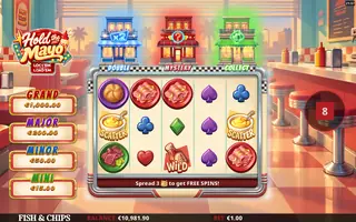 Hold the Mayo Lock ’em & Load ’em – Feature in play