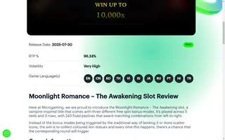 Moonlight Romance – The Awakening – Game rules