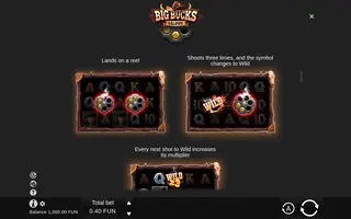 Big Bucks Saloon – Game rules