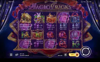 Magic Tricks – Paytable