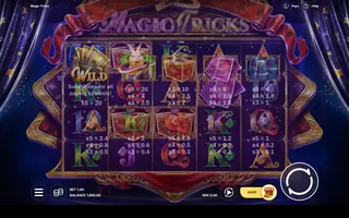 Magic Tricks – Paytable