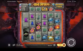 Gems Inferno Megaways – Feature in play