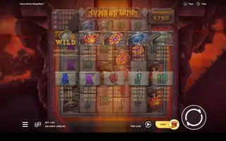Gems Inferno Megaways – Paytable