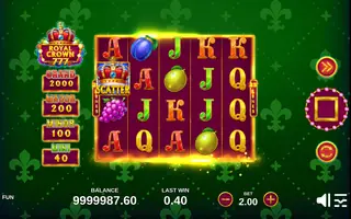 Royal Crown 777 – Winning spin