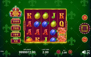 Royal Crown 777 – Winning spin