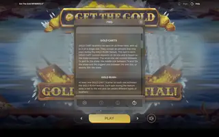 Get the Gold Infinireels – Game rules
