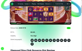 Diamond Diva Oink Bonanza – Feature in play