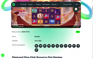 Diamond Diva Oink Bonanza – Feature in play
