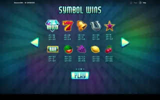 Diamond Blitz – Paytable