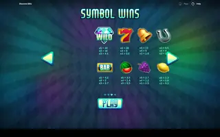 Diamond Blitz – Paytable