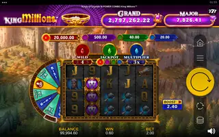 Kings of Crystals III POWER COMBO: King Millions – Winning spin