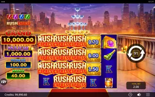 New Year Rush Express – Feature in play