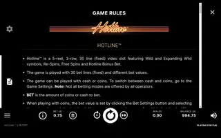 Hotline – Game rules