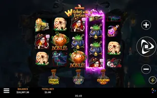 3 Wonders Witches Wild Fortune – Feature in play