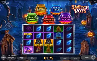 5 Witch Pots – Winning spin