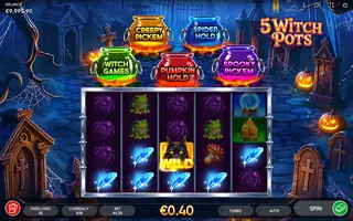 5 Witch Pots – Winning spin