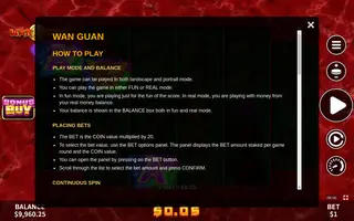 Wan Guan – Game rules