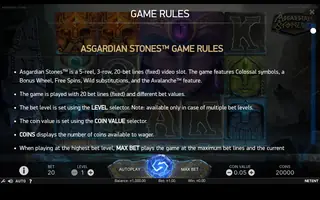 Asgardian Stones – Game rules