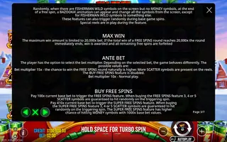 Big Bass Christmas Blast 1000 – Game rules