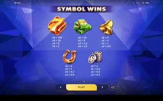 Big Gains – Paytable