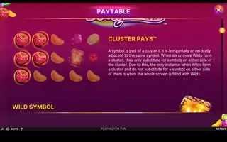 Berryburst – Paytable